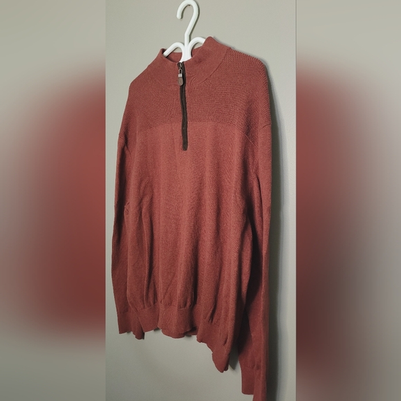 Viyella Men's Half-Zip Sweater Cotton Cashmere Blend XXL - Picture 5 of 7